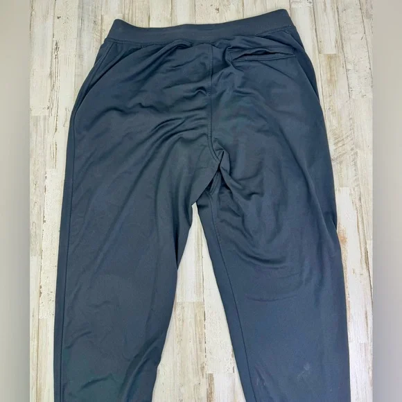Under Armour Joggers Mens XL Black Drawstring Fleece Pocket Sweatpants Tapered - Picture 9 of 10